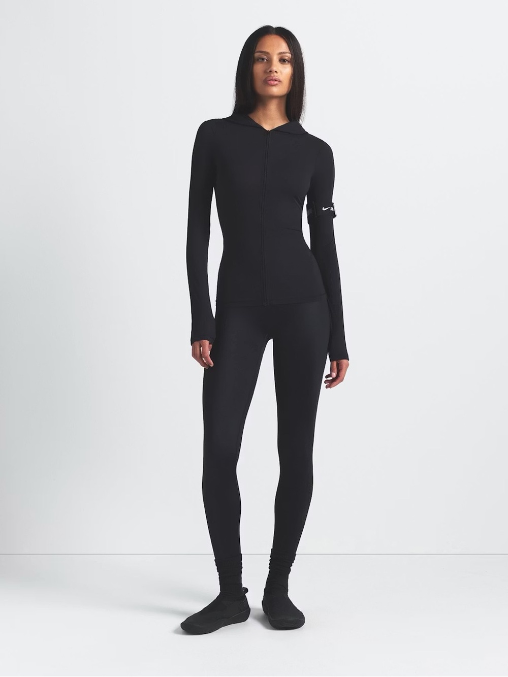 NikeSKIMS Bonded Waist Leggings 26” - NWT - Obsidian - S